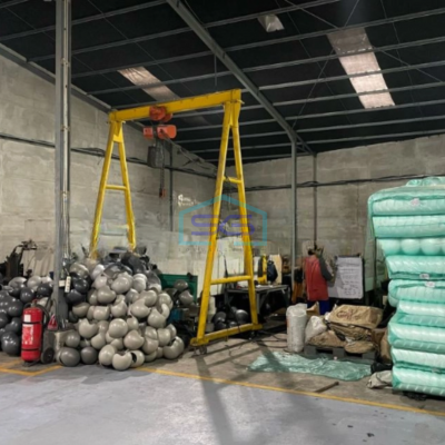 Disewakan Gudang Siap Pakai Luas Bangunan  1150 m² Lokasi Bebas Banjir di Curug Tangerang