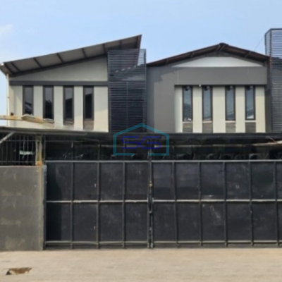Disewakan Gudang Lokasi Strategis dan Bebas Banjir di Benda Tangerang Luas Bangunan 602 m²