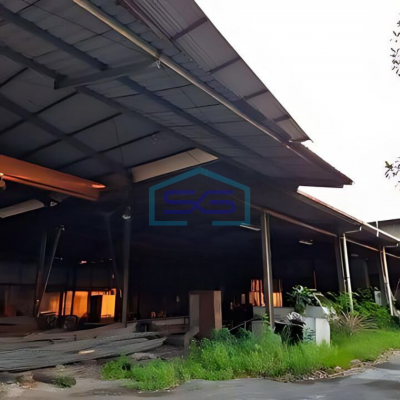 Dijual Tanah dan Bangunan Gudang Pinggir Jalan Raya Cipondoh Tangerang