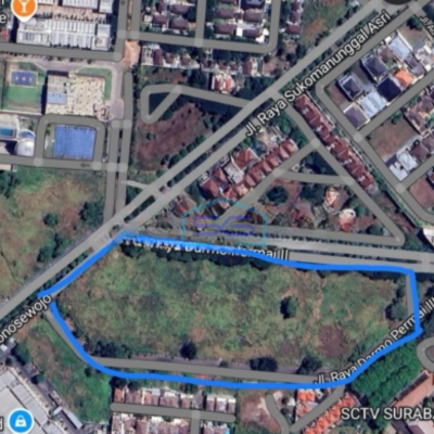 Dijual Tanah Darmo Permai Dekat Pasar Modern Mayjen Luas Tanah 52000 m²