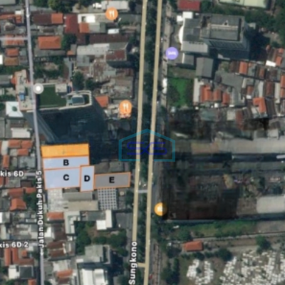 Dijual Tanah Kavling 0 Jln Mayjend Sungkono Samping Nusantara Car Wash Luas 2711m2