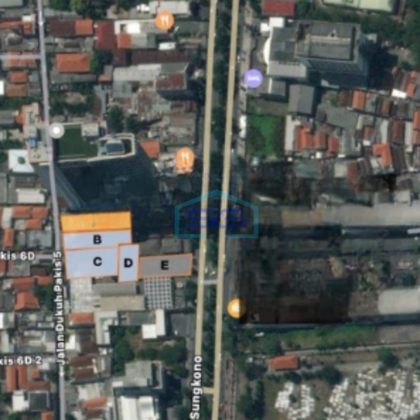 Dijual Tanah Kavling 0 Jln Mayjend Sungkono Samping Nusantara Car Wash Luas 2711m2-1