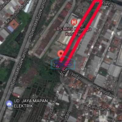 Dijual Tanah Komersial Nol Di Jln Kenjeran Sebelah Rumah Sakit Mitra Luas Tanah 2228 m²