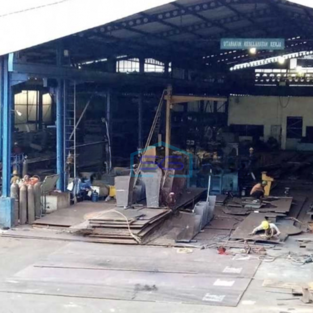 Dijual Gudang Eks Pabrik Peleburan Baja Raya Driyorejo Cangkir Gresik Luas Bangunan 9000 m²-1