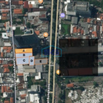 Dijual Tanah Kavling 0 Jln Mayjend Sungkono Surabaya LT 2711m2