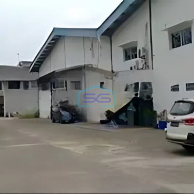 Dijual Murah Tanah Gudang LT 3000 m Ada Bangunan LB 1200 Kawasan Industri Tiga Raksa Tangerang