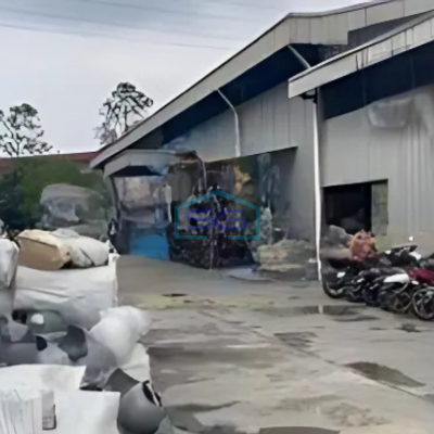 Dijual Murah Tanah Gudang LT 3000 m Ada Bangunan LB 1200 Kawasan Industri Tiga Raksa Tangerang