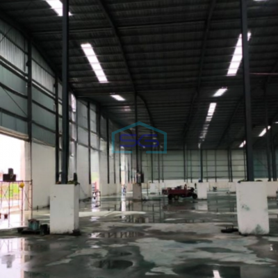 Disewakan Gudang Akses Container Luas Bangunan  7200 m² di Sepatan Tangerang