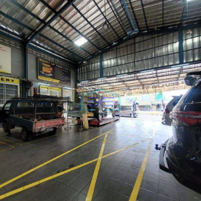 Dijual Ruang Usaha Ex Bengkel di Jalan Raya Ciater Tangerang LT 368m2