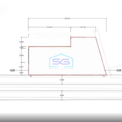 Dijual Tanah Kavling Komersial Jl. Adiyaksa Raya Lebak Bulus Jakarta Selatan LT 2700m2