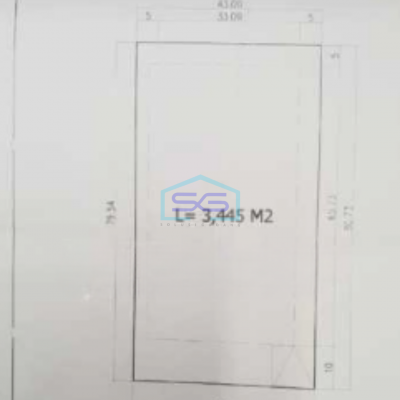 Dijual Tanah Kavling Lokasi Bagus Komersial di Alam Sutera Tangerang LT 3445m2