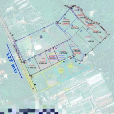 Dijual Tanah Padat Pinggir Jalan Gunung Sindur Di Parung Bogor LT 36496m2