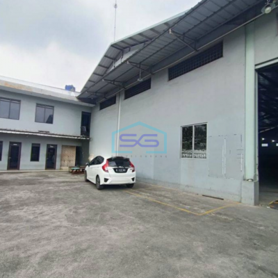 Dijual Gudang Kontruksi Baja Di Mainroad Majalaya Rancaekek Bandung LT 1800m2 Area Industri