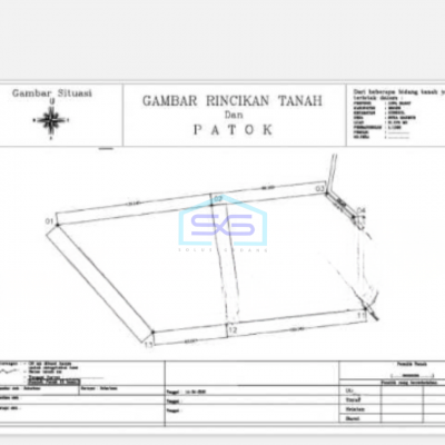 Dijual Tanah 20765 m² Lokasi Dramaga Bogor