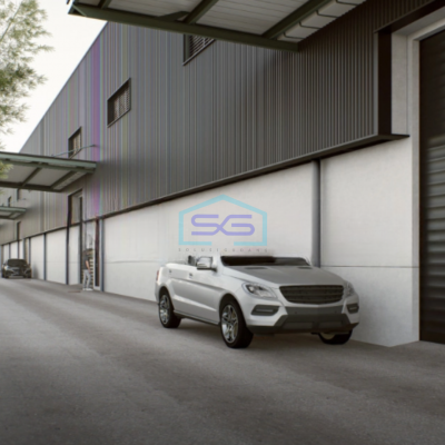 Disewakan Gudang Ada Loading Dock Akses Container 40 Feet di Tangerang