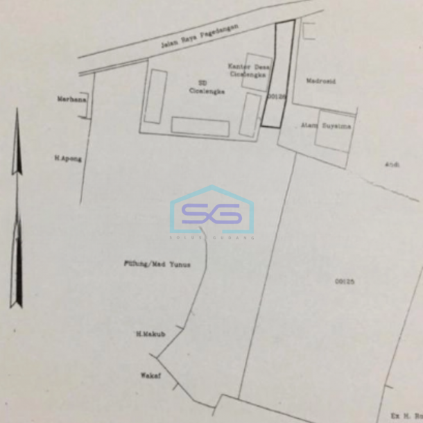 Dijual Tanah Luas   16517 m² Lokasi Cisauk Tangerang-2