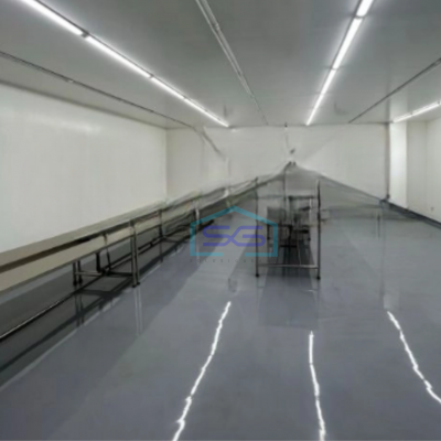 Dijual Gudang Akses Container Luas Bangunan  1100 m² di Dadap Tangerang Ada Kantor