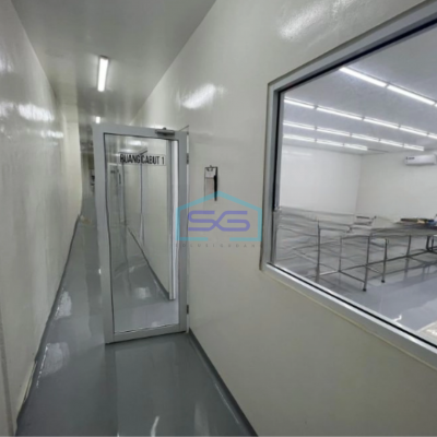 Dijual Gudang Akses Container Luas Bangunan  1100 m² di Dadap Tangerang Ada Kantor