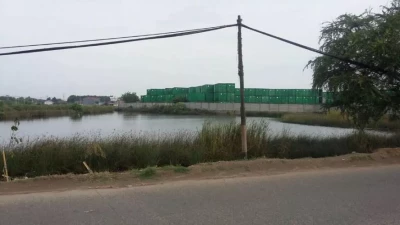 Dijual Tanah Lahan di jl marunda raya sebelum jembatan marunda center luas 64 ha shm