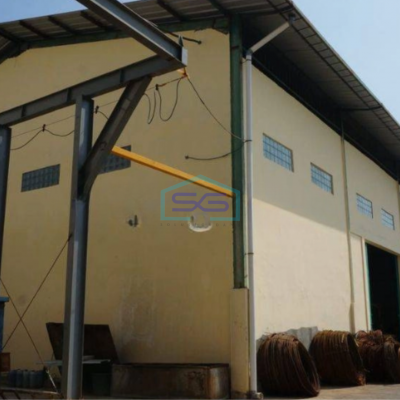 Dijual Gudang di Pakuhaji Tangerang Luas Bangunan 1384 m² ex Pabrik Baut