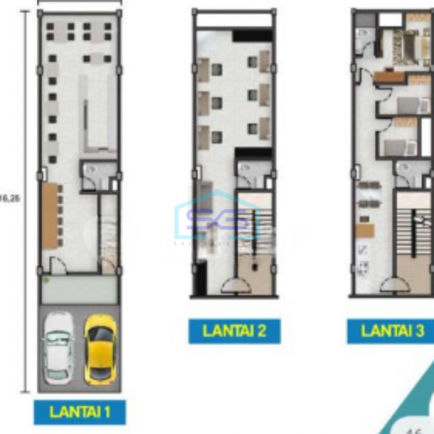 Dijual Ruko di Teluk Naga Tangerang Luas Bangunan 210m2-3