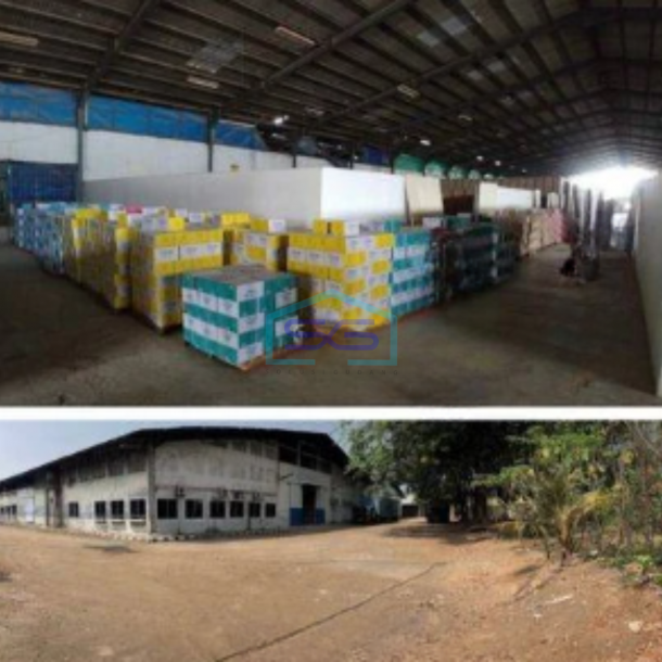 Disewakan Pabrik Gudang Tangerang Kota Luas Tanah 2,2 hektar Strategis Dekat Jalan Tol-3