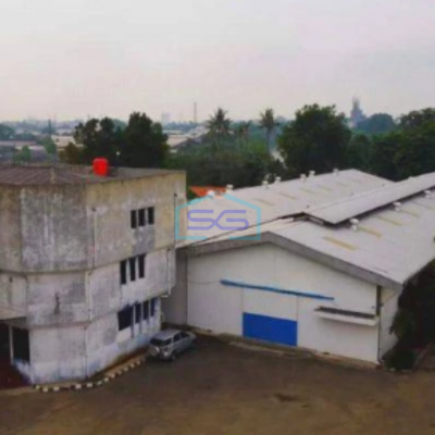 Disewakan Pabrik Gudang Tangerang Kota Luas Tanah 2,2 hektar Strategis Dekat Jalan Tol