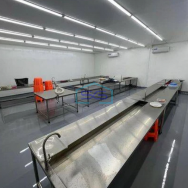 Dijual Gudang Kosambi Gudang Dadap Tangerang Full Epoxy Gudang Bagus Luas bangunan 1020m2-9