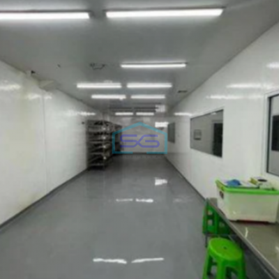 Dijual Gudang Kosambi Gudang Dadap Tangerang Full Epoxy Gudang Bagus Luas bangunan 1020m2