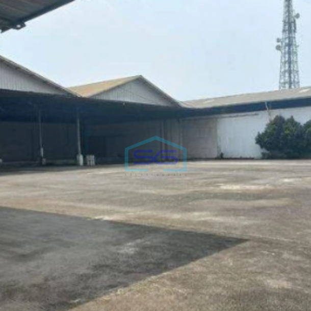 Disewakan Gudang Bantar Gebang Kota Bekasi Akses Container 40ft LB 3612m2-1