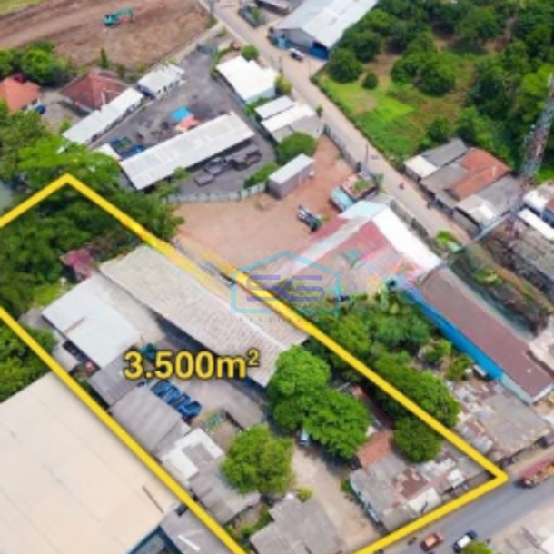 Dijual Tanah Pinggir Jalan Besar Lokasi Strategis di Wilayah Setu Bekasi Luas Tanah 3500 m²-1