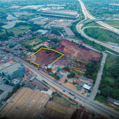 Dijual Tanah Dipinggir Jalan Raya Lokasi Bagus di Narogong Bekasi Luas Tanah (PxL)  5200 m²