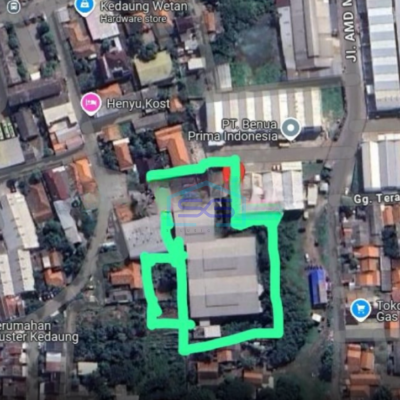 Dijual Gudang Dekat Bandara Jln Iskandar Muda Tangerang Luas Bangunan  3000 m²