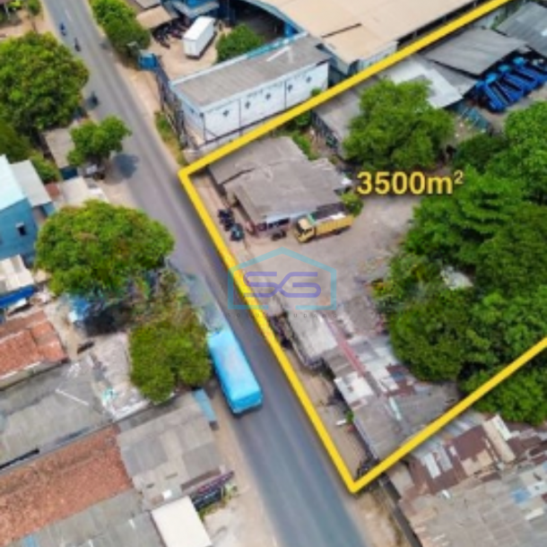 Dijual Tanah Lokasi Bagus Bisa Buar Komersial Di Setu Bekasi Luas Tanah 3505 m²-2
