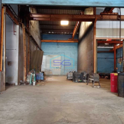 Dijual Gudang Murah Luas Bangunan  1500 m² Lokasi Teluk Naga Tangerang