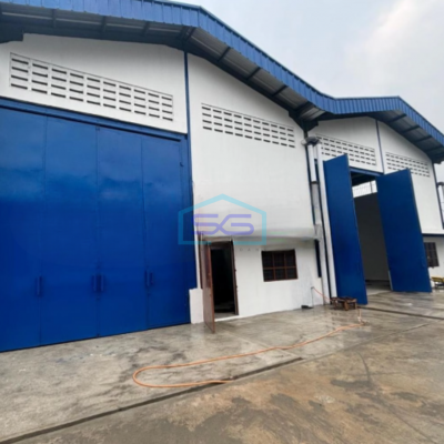 Disewakan Gudang Murah Luas Bangunan 300 m² Lokasi Sangiang Jaya Tangerang