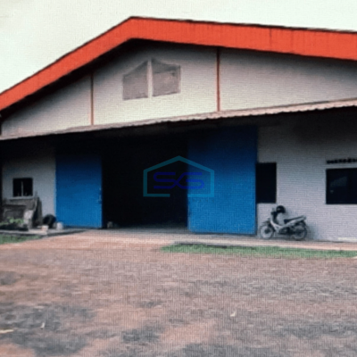 Dijual Gudang ex Pabrik Gunung Sindur Lokasi Bagus Jalan Lebar Bogor LT 9520m2