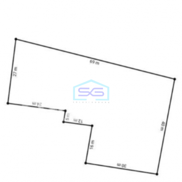 Dijual Tanah Komersial Kawasan Bisnis Mangkubumen Solo Kota Jl Prof Supomo Luas 2255m-2