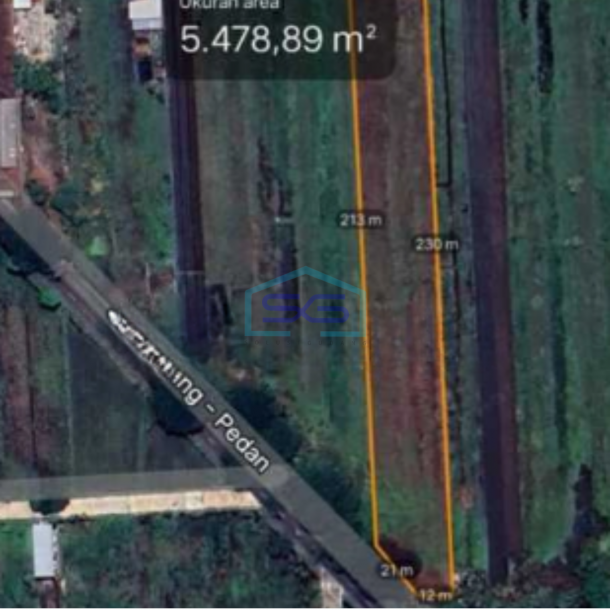 Dijual tanah lahan strategis lokasi Klaten luas 5500m-1