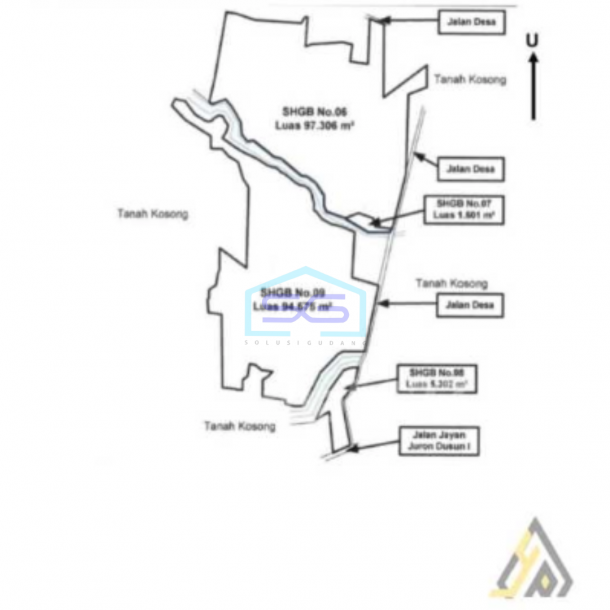 Dijual Tanah Strategis Lokasi Nguter Sukoharjo luas 200000m2-1