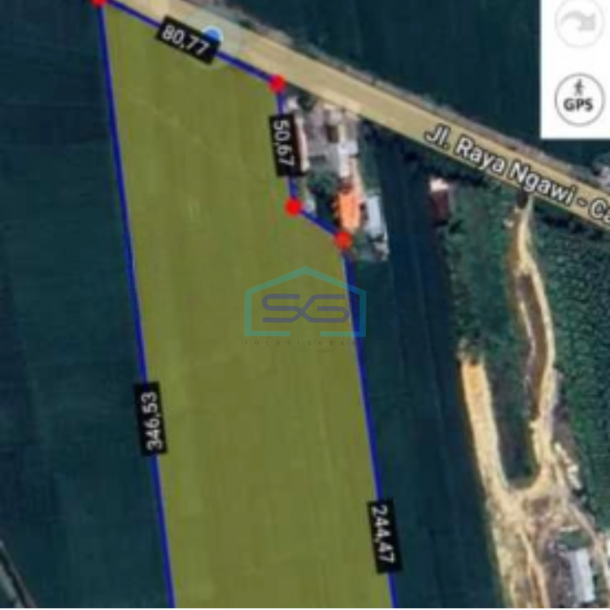 Dijual Tanah Strategis Lokasi Caruban Madiun Luas Tanah 2.8 Ha-1