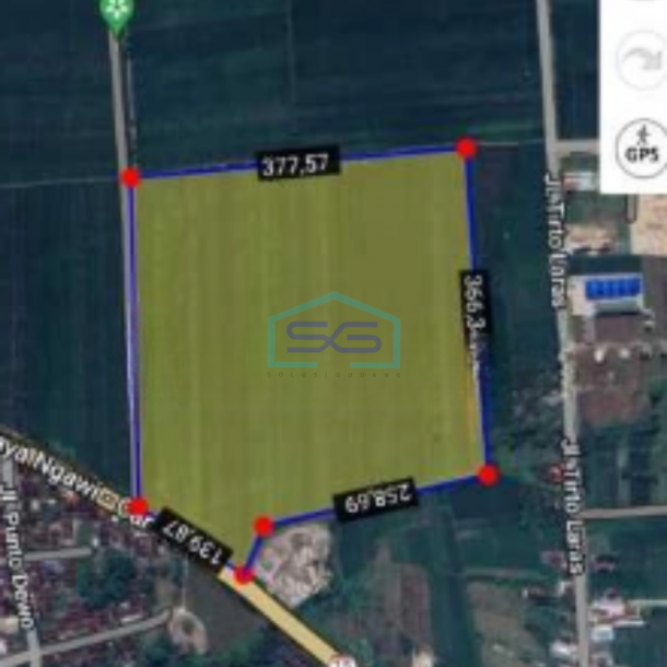 Dijual Tanah Zona Industri Lokasi Caruban Madiun Jawa Timur Luas 15 Ha-1
