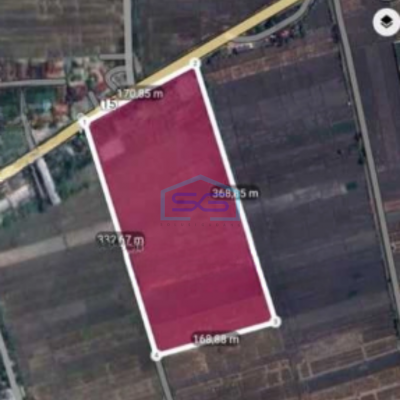 Dijual Lahan Tanah Zona Industri Strategis Sambungmacan Sragen Jawa Tengah Luas 60000m2